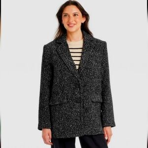 Universal Thread Charcoal Tweed Blazer